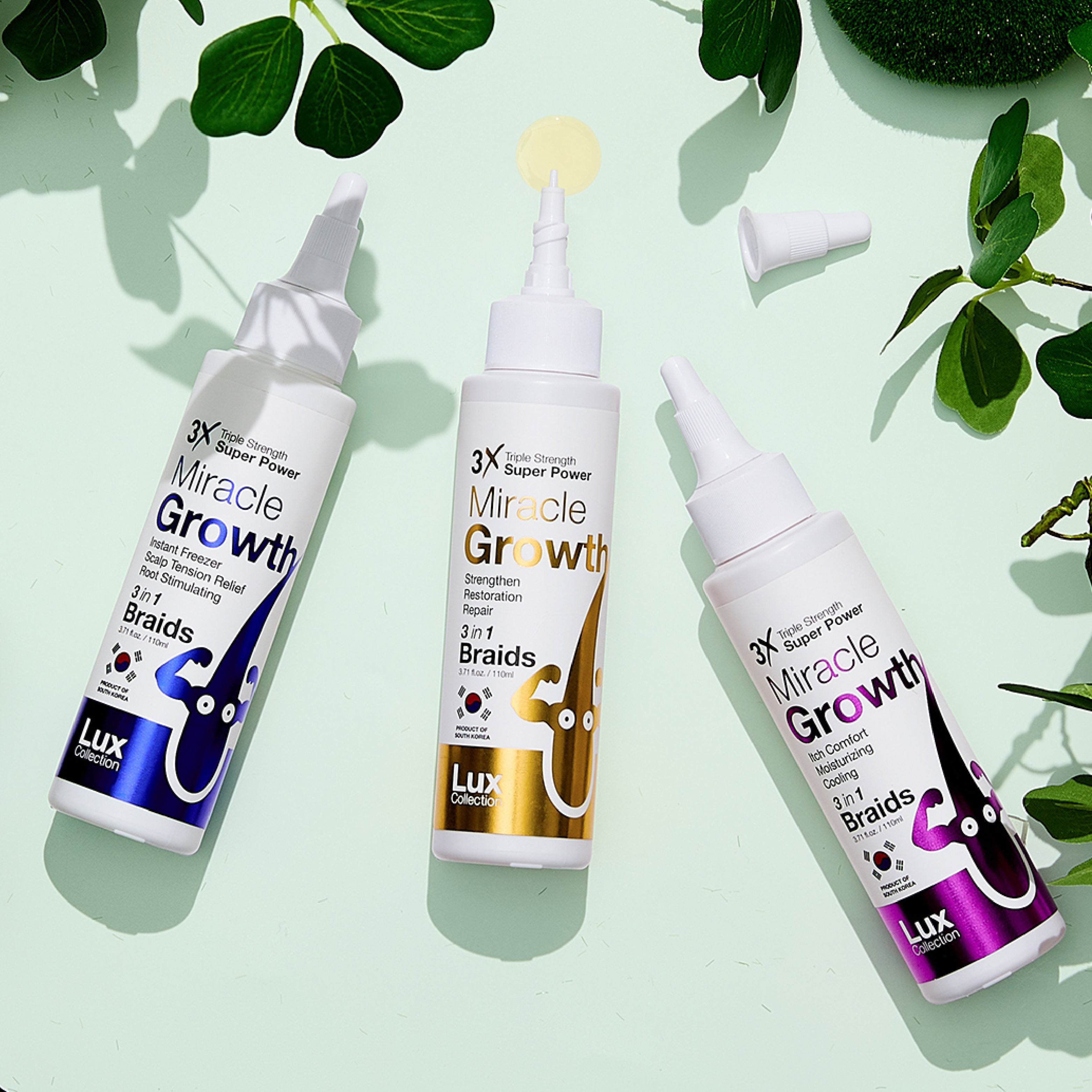 Lux Collection - 3X Miracle Gro Hair Oil | Instant Freezer