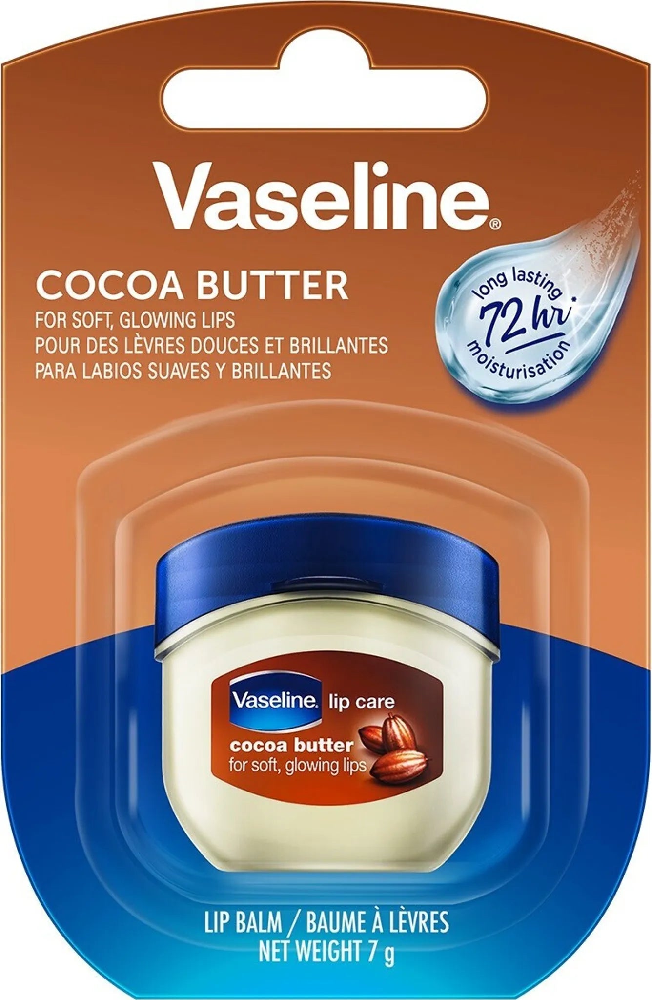 Vaseline Cocoa Butter Lip Balm 7 g 8PC/DP