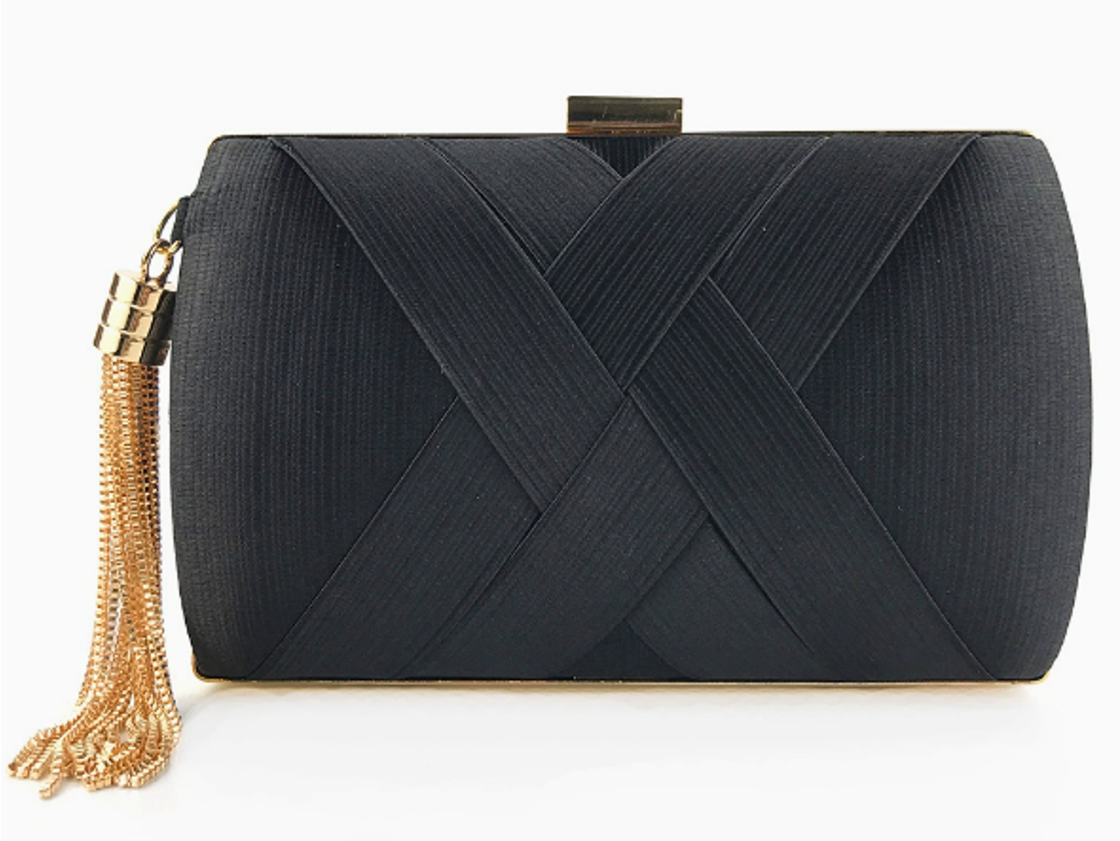 Criss Cross Wrap Evening Bag