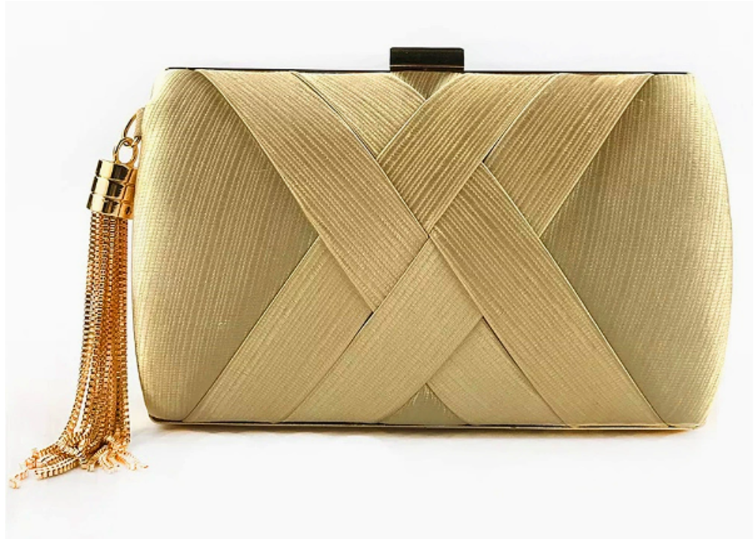 Criss Cross Wrap Evening Bag