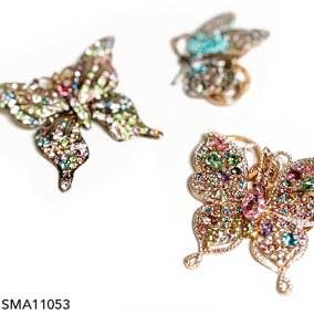 SM Jewelry Rhinestone Keychains