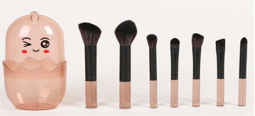 Makeup Brush Set with Character Case