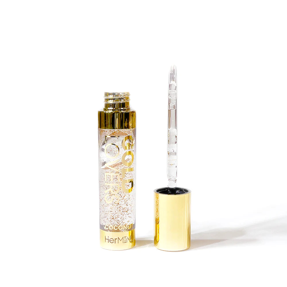 HerMine - Gold Lovers Sparkling Lip Gloss Coconut