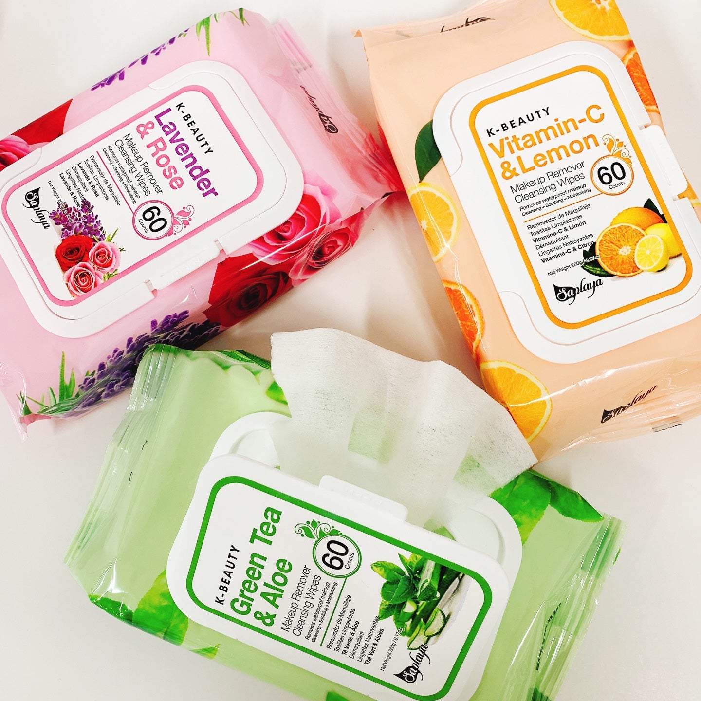 Saplaya - Makeup Remover Cleansing Wipes (6 pieces)