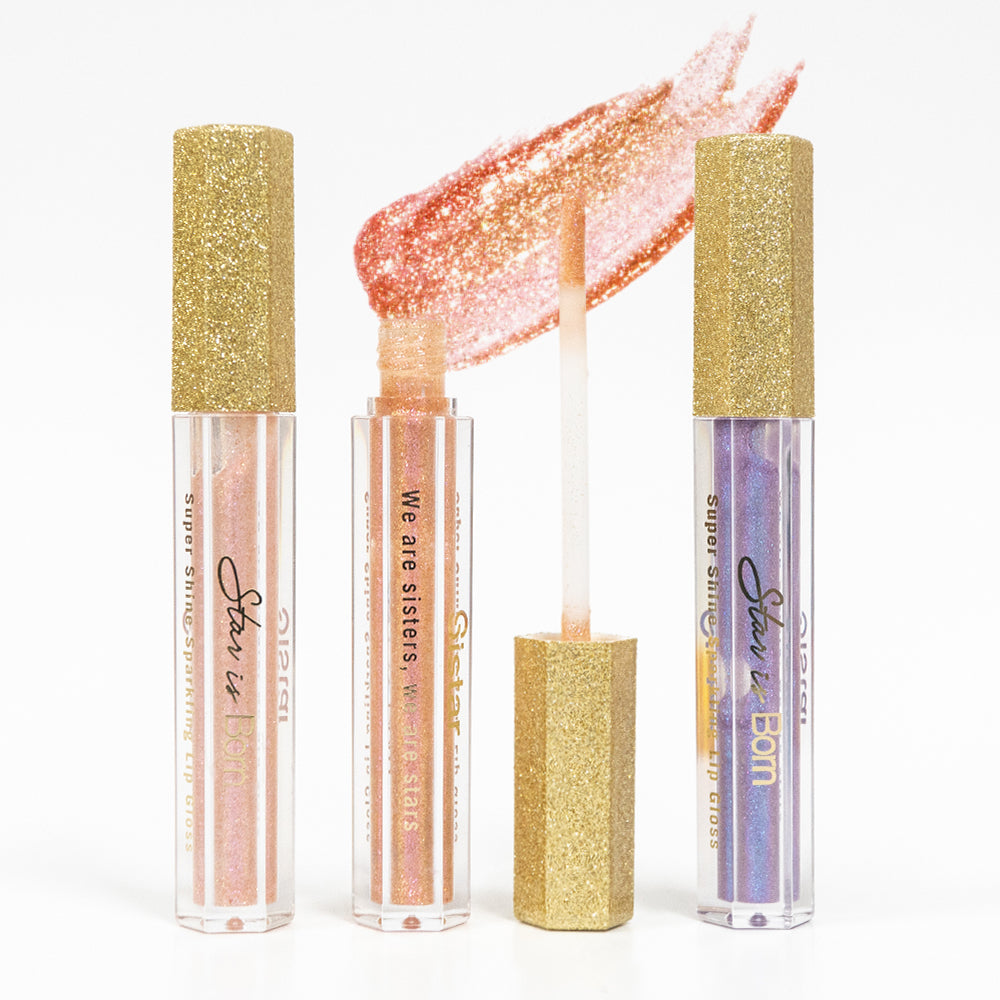 Sistar - Star Is Born Holographic Lip Gloss | Acrylic Display