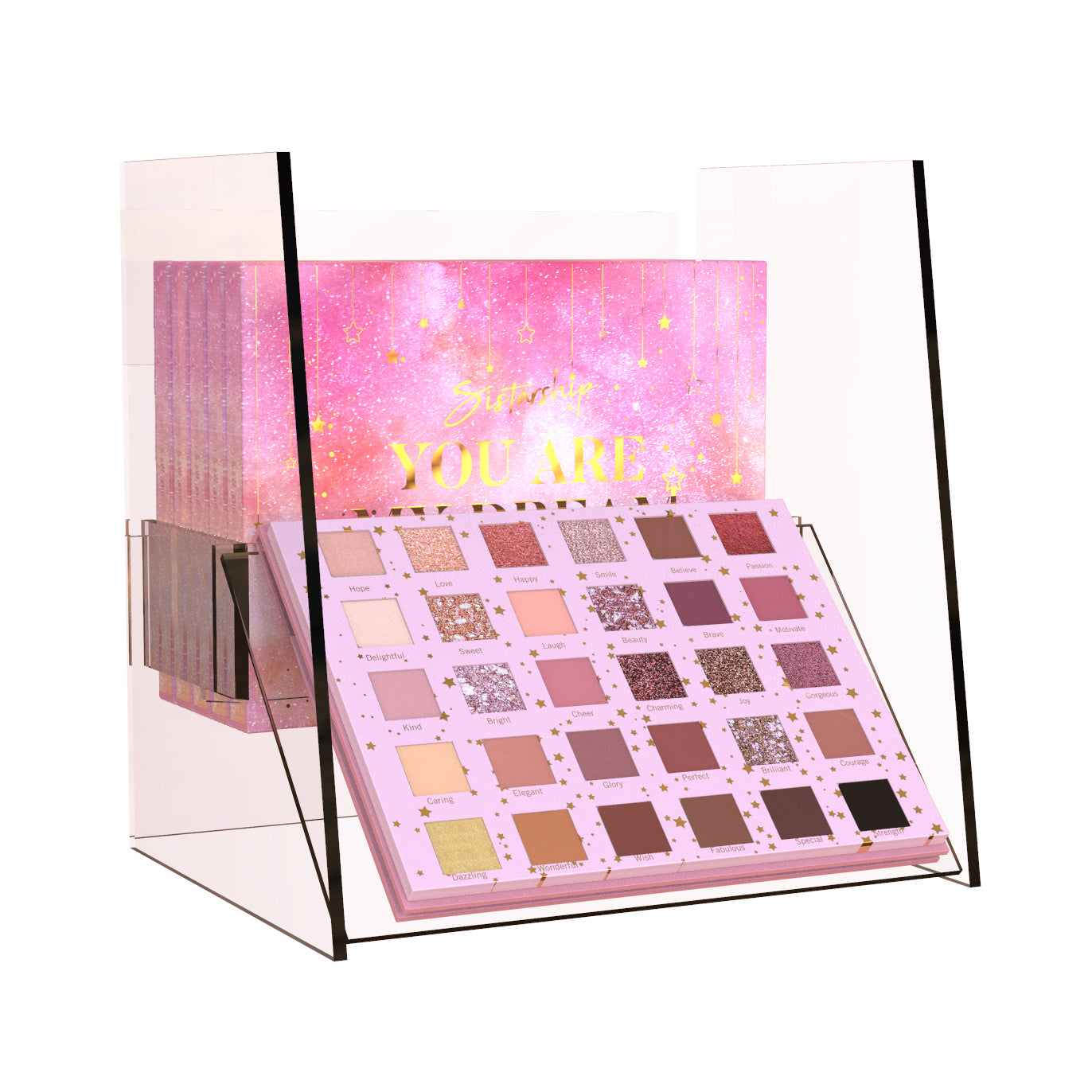 Sistar - [You Are My Dream] 30 Color Eyeshadow Palette | Acrylic Display