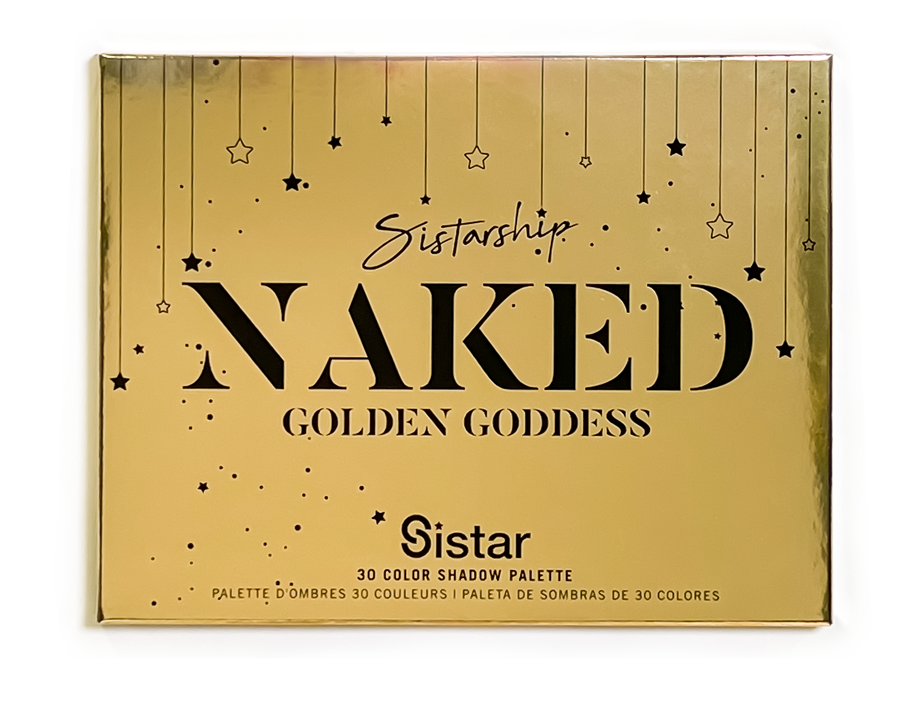 Sistar - [Golden Goddess] 30 Color Eyeshadow Palette | Paper Display