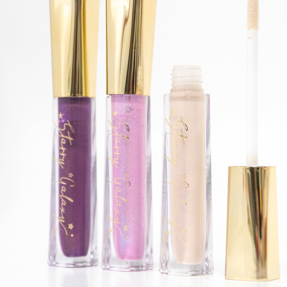 Sistar - Starry Galaxy Metallic Lip Gloss | Acrylic Display