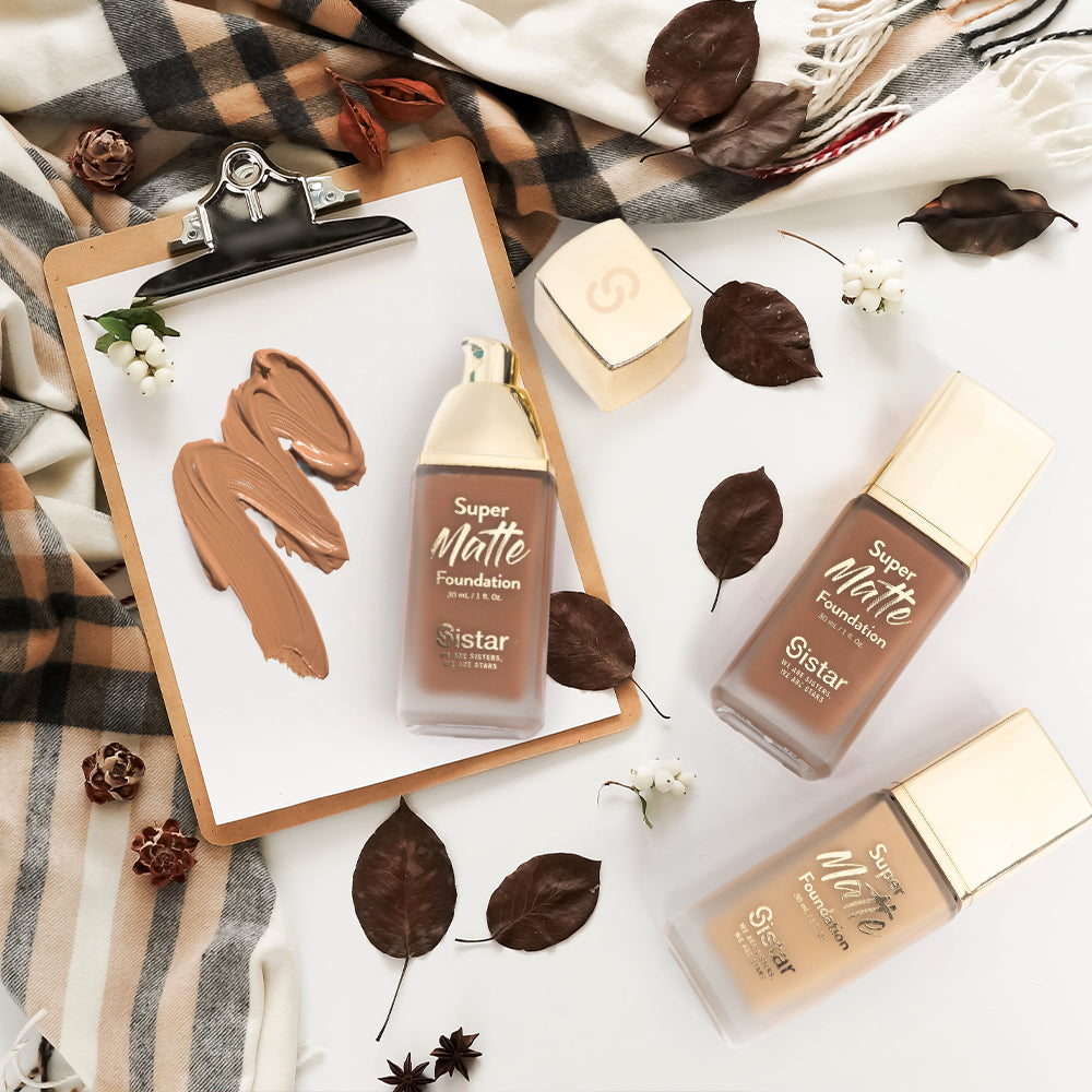 Sistar - Super Matte Foundation | Paper Counter Display