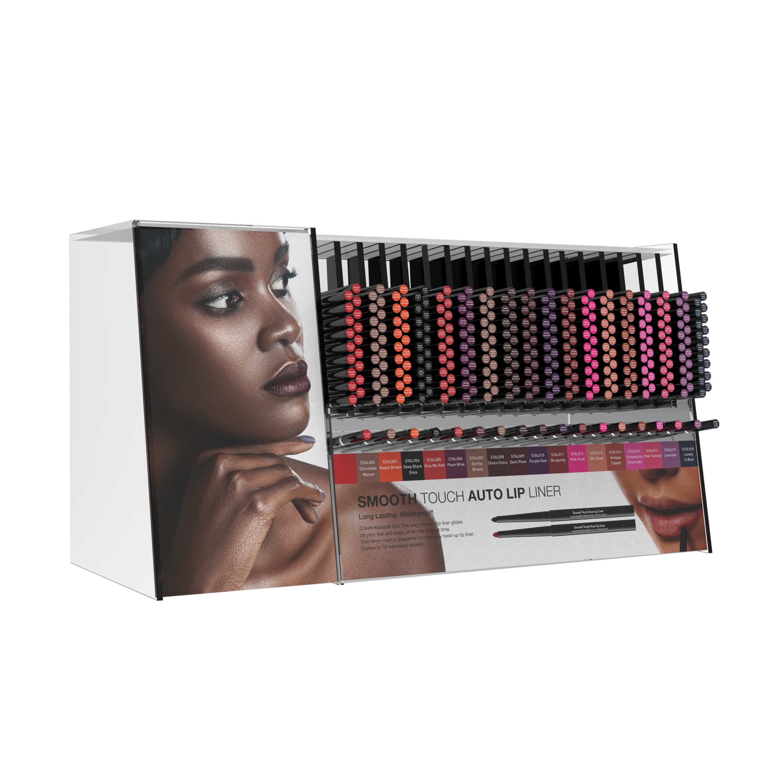 Sistar - Smooth Touch Auto Lip Liner | Acrylic Display