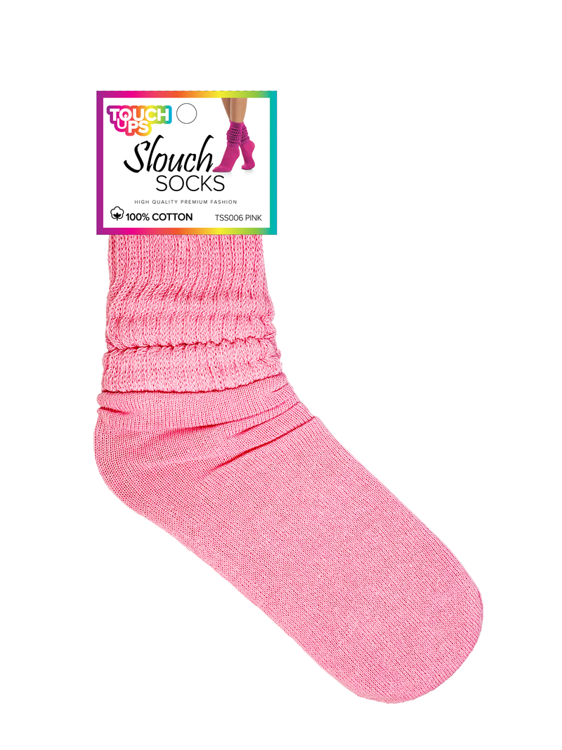 Buy Zmart Slouch Socks Women, Girls Scrunch Socks, Long Heavy Yellow Orange  Pink Socks, Light Blue, Medium at